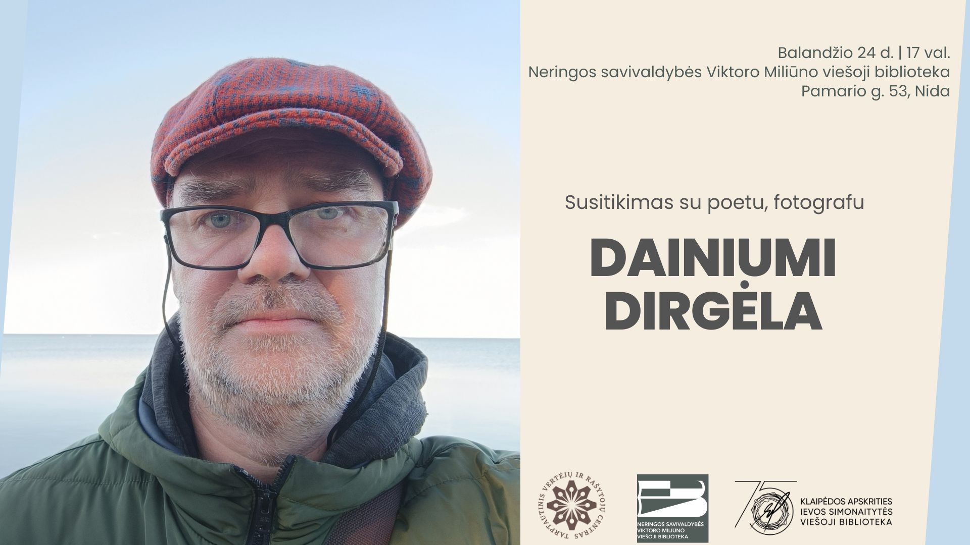 Susitikimas su Dainiumi Dirgėla-1skelbimas